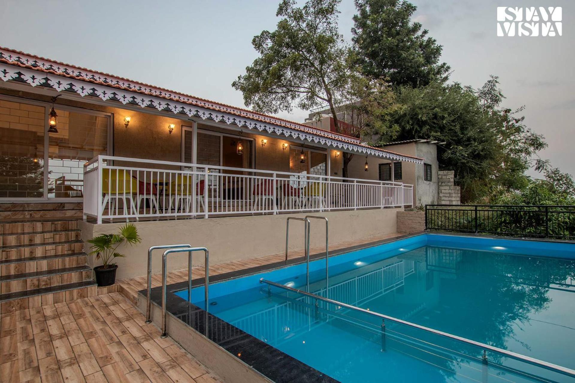 נאסיק Stayvista'S Harvest Haven - Pool-View Villa With Deck & Machan Near Sula מראה חיצוני תמונה